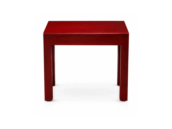 Crest End Table in Mahogany